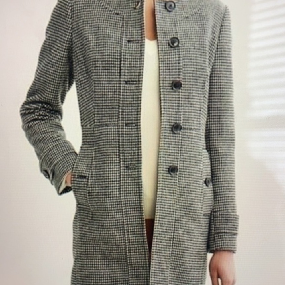 Banana Republic Wool Houndstooth Jacket - Size XS